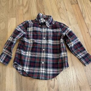 Ralph Lauren Boys Plaid Button Down